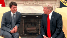 Donald Trump Justin Trudeau GIF - Donald Trump Justin Trudeau Prime Minister Of Canada GIFs
