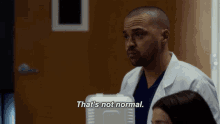 Greys Anatomy Jackson Avery GIF - Greys Anatomy Jackson Avery Thats Not Normal GIFs