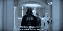 Darth Vader Arrival GIF - Darth Vader Arrival Im Here GIFs