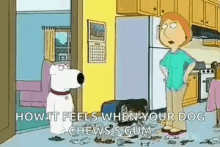 Lois Griffin Brian Griffin GIF - Lois Griffin Brian Griffin Bubble Gum GIFs