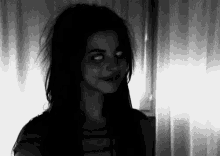 possessed demon girl possessed girl smiling ghost