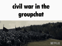 War Civil War GIF - War Civil War Civil War In The Groupchat GIFs