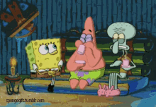 Spongebob Patrick GIF - Spongebob Patrick Coffee GIFs