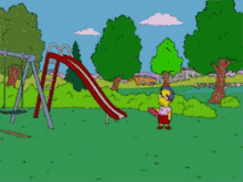 Millhouse The Simpsons GIF - Millhouse The Simpsons Frisbee GIFs
