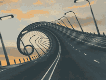 road spiral