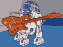 R2d2 Star Wars GIF - R2d2 Star Wars Guitar GIFs