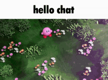 kirby kirby and the forgotten land hello chat