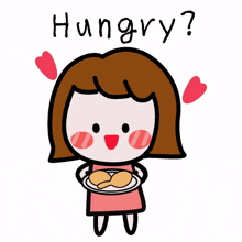 hungry cute