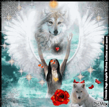 Fallen Angel Wolf GIF - Fallen Angel Wolf Heart GIFs