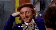 Interesting Charlie And The Chocolate Factory GIF - Interesting Charlie And The Chocolate Factory Willy Wonka GIFs