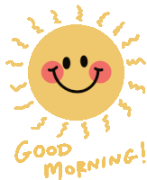 Good Morning Sticker - Good Morning Sunshine Stickers