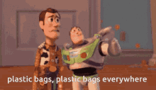 Buzz Plastic Bags GIF - Buzz Plastic Bags Woody GIFs