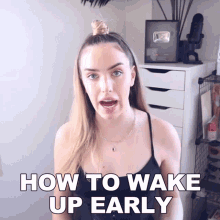 How To Wake Up Early Stella Rae GIF - How To Wake Up Early Stella Rae How To Get Out Of Bed Early GIFs