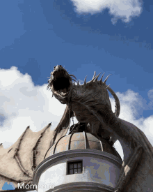dragon harry potter diagon alley blowing fire