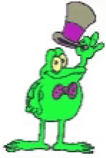 Frog Hats Off GIF - Frog Hats Off Top Hat GIFs