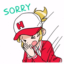 girl cute sorry apologize sad