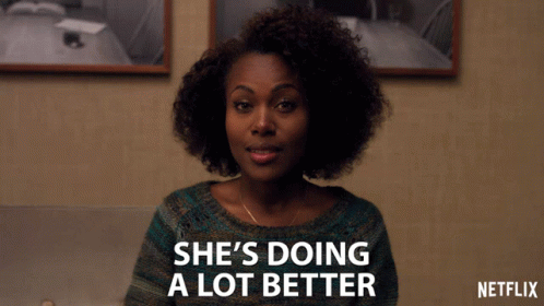 Shes Doing A Lot Better Dewanda Wise GIF - Shes Doing A Lot Better ...