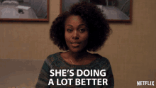 Shes Doing A Lot Better Dewanda Wise GIF - Shes Doing A Lot Better Dewanda Wise Nola Darling GIFs