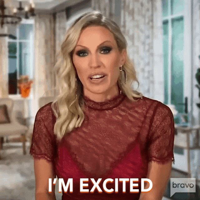Im Excited Real Housewives Of Orange County GIF Im Excited Real