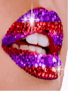 Lip Illumination GIF - Lip Illumination Glitter GIFs