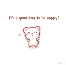 happy day heart bear good to be happy good day happy day heart bear good to be happy good day