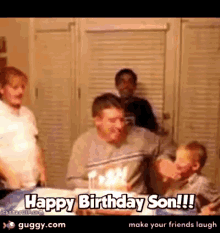Happy Birthday Birthday Cake GIF - Happy Birthday Birthday Cake Blow Candle GIFs