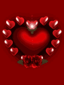 Heart Loves GIF - Heart Loves Roses GIFs