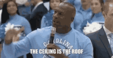 The Ceiling Is The Roof Speaking GIF - The Ceiling Is The Roof Speaking Michael Jordan GIFs