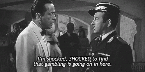 Casablanca Shocked GIF - Casablanca Shocked Gambling ...