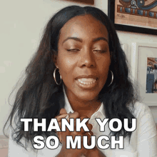 Thank You So Much For Being Here With Us Tiffany Reid GIF - Thank You So Much For Being Here With Us Tiffany Reid Bustle GIFs
