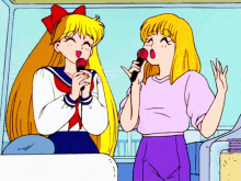 Sailor Moon Singing GIF - Sailor Moon Singing Karaoke GIFs