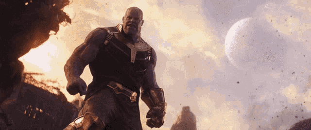 Thanos Avengers Endgame GIF - Thanos Avengers Endgame Moon - Discover &amp;  Share GIFs