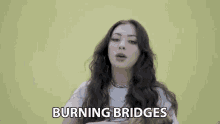 Burning Bridges Destroying Connections GIF - Burning Bridges Destroying Connections Cant Take It Back GIFs