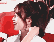 Ahn Yujin Produce48 GIF - Ahn Yujin Produce48 Hairflip GIFs