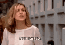 Busy Sarah Jessica Parker GIF - Busy Sarah Jessica Parker Angry GIFs