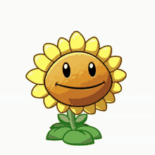 Plants Vs Zombies Sunflower GIF - Plants Vs Zombies Sunflower Cute GIFs