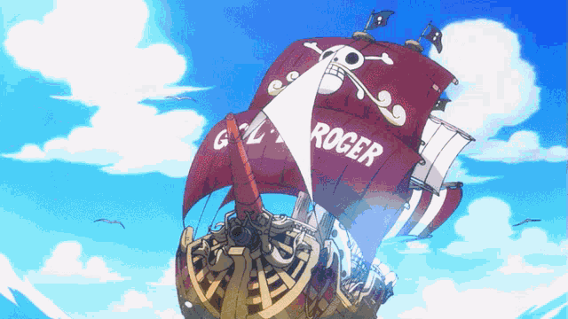 Gold Roger One Piece Gif Gold Roger One Piece Pirate King Discover Share Gifs