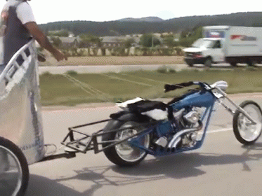 Badass Mode Of Transportation GIF - Motorcycle Chariot Race ...