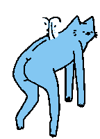 Cats Blue Cat Sticker - Cats Cat Blue Cat Stickers