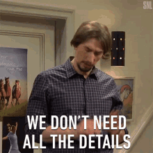 We Dont Need All The Details Adam Driver GIF - We Dont Need All The Details Adam Driver Saturday Night Live GIFs