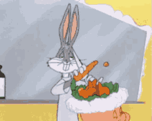 Bugs Bunny Slice GIF - Bugs Bunny Slice Carrot GIFs