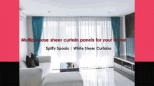 White Sheer Curtains Sheer Curtain Panels GIF - White Sheer Curtains Sheer Curtain Panels GIFs