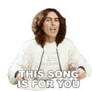 This Song Is For You George Harrison Sticker - This Song Is For You George Harrison This Song Stickers