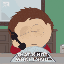 Thats Now What I Said Clyde Donovan GIF - Thats Now What I Said Clyde Donovan South Park GIFs