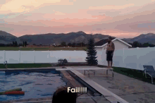 Belly Flop, Dive Fail GIF - Dive Fail Pool GIFs