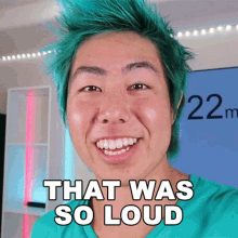 that was loud zachary hsieh zhc that was deafening thats so noisy