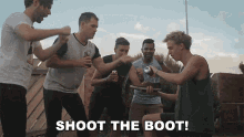 shoot the boot the roundabout crew shit university students say drink drink from a shoe