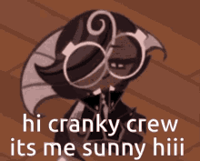 Hi Cranky Crew GIF - Hi Cranky Crew Sunny GIFs
