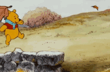 Winnie The Pooh Playing GIF - Winnie The Pooh Playing Windy GIFs