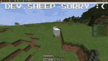 dev sheep minecraft hit sorry mc